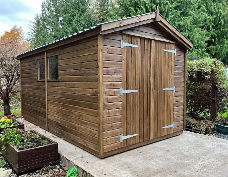 Darker Wood Shed Great looking shed.